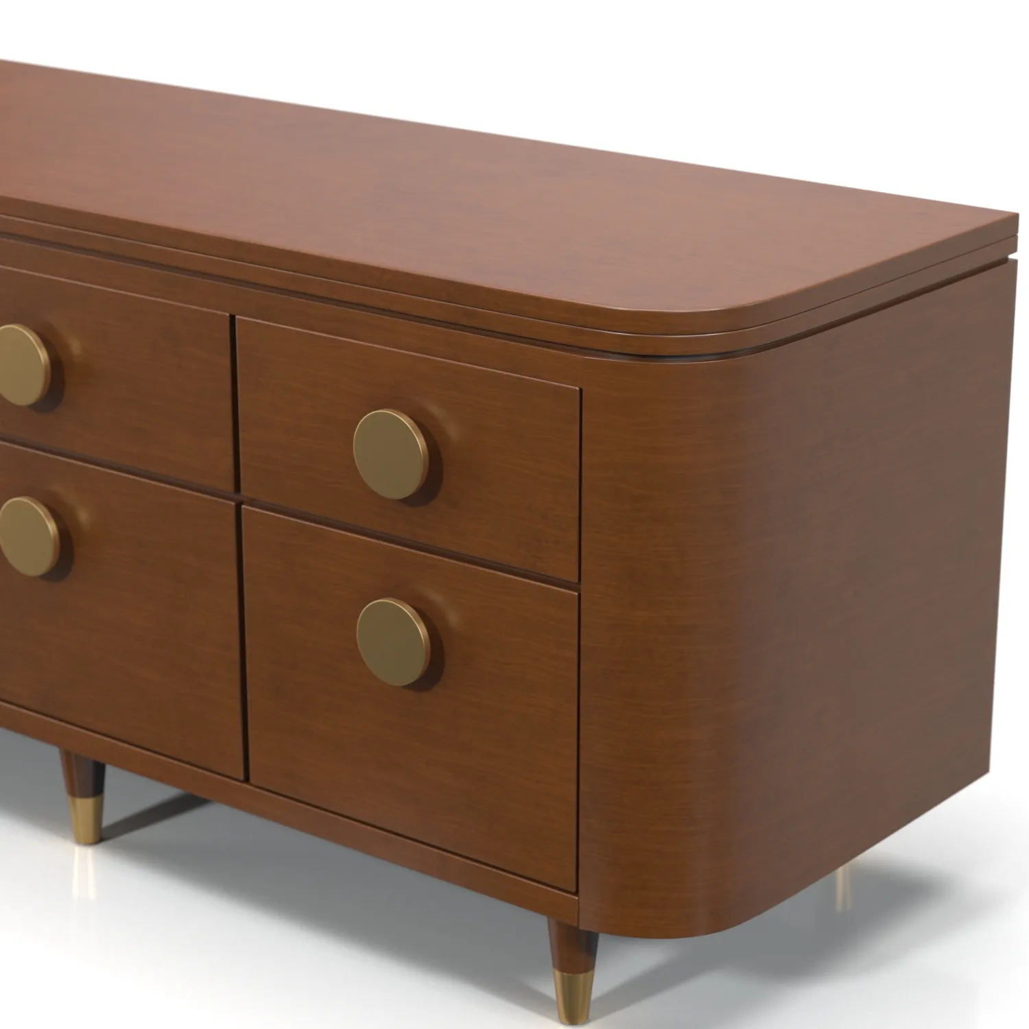 Finn 6 Drawer Dresser PBR 3D Model_05